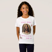 Ik hou van Jezus T-shirt (Voorkant volledig)