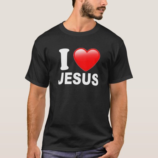 Ik hou van Jezus T-shirt (Voorkant)