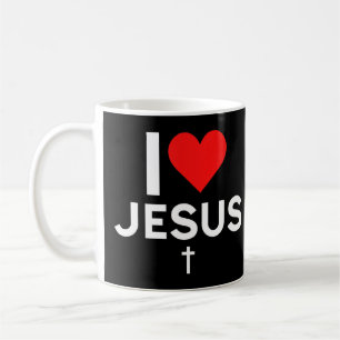 Ik hou van Jezus T-Shirt. Ben je een patriottische Koffiemok