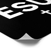 Ik hou van Jezus T-Shirt. Ben je een patriottische Poster (Hoek)