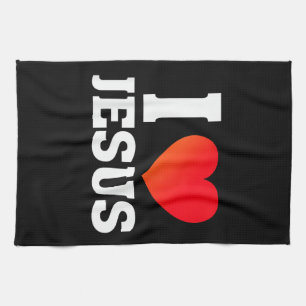Ik hou van Jezus Theedoek