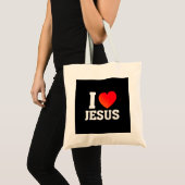Ik hou van Jezus Tote Bag (Voorkant (product))