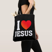 Ik hou van Jezus Tote Bag (Dichtbij)