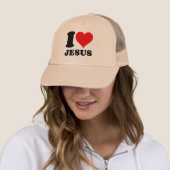 ik hou van Jezus Trucker Pet (In situ)