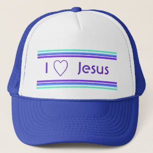 Ik hou van Jezus Trucker Pet