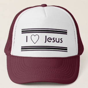 Ik hou van Jezus Trucker Pet