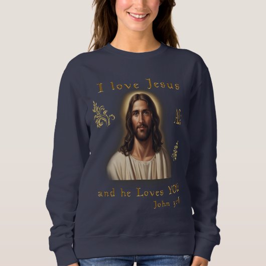 Ik hou van Jezus Trui (Voorkant)