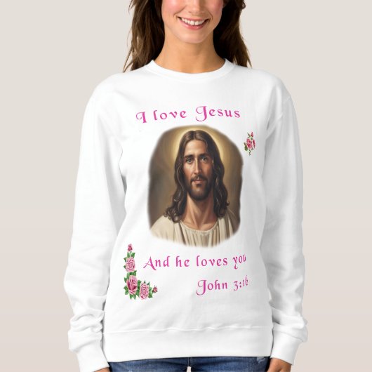 Ik hou van Jezus Trui (Voorkant)