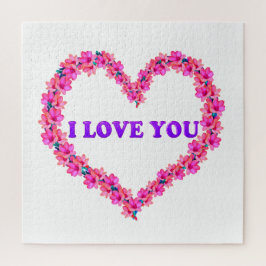 Ik hou van Jigzaag Puzzle Legpuzzel