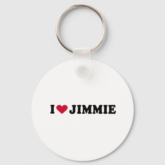 Ik hou van JIMMIE Sleutelhanger (Voorkant)