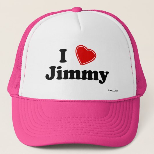 Ik hou van Jimmy Trucker Pet (Voorkant)