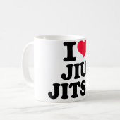 Ik hou van Jiu Jitsu Koffiemok (Voorkant links)