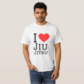 Ik hou van Jiu jitsu T-shirt (Voorkant volledig)