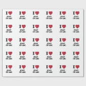 Ik hou van Joan of Arc Cadeaupapier (Vlak)