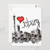 Ik hou van Joburg Briefkaart (Voorkant / Achterkant)