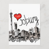 Ik hou van Joburg Briefkaart (Voorkant)