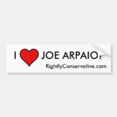 IK HOU VAN JOE ARPAIO! BUMPERSTICKER (Voorkant)