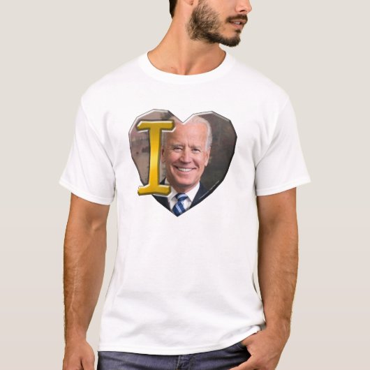 Ik hou van Joe Biden - T-shirt (Voorkant)
