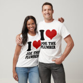 Ik hou van Joe de Plumber t shirt (Unisex)