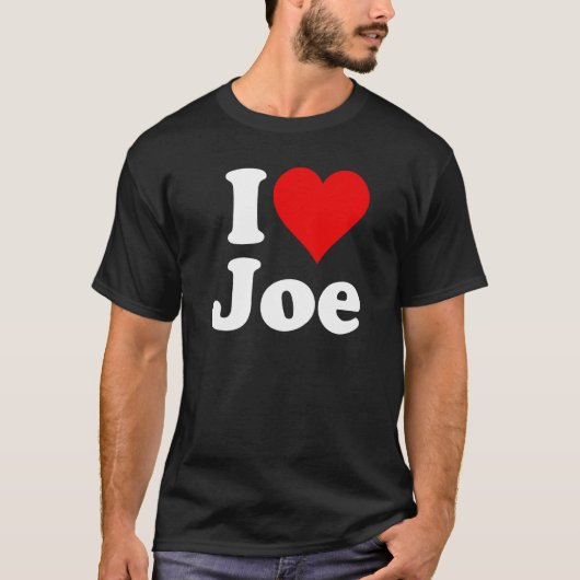 IK HOU VAN JOE JOSEPH T-SHIRT (Voorkant)