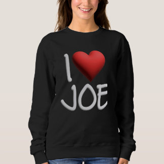 Ik hou van Joe Naam Gepersonaliseerde Mannen Guy B Trui