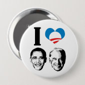 Ik hou van Joebama Ronde Button 4,0 Cm (Voorkant /achterkant)
