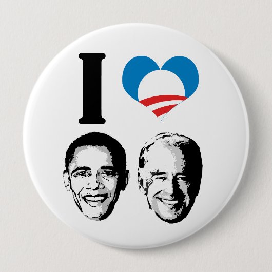 Ik hou van Joebama Ronde Button 4,0 Cm (Voorkant)