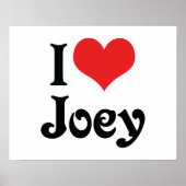 Ik hou van Joey Poster (Voorkant)