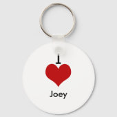 Ik hou van Joey Sleutelhanger (Voorkant)
