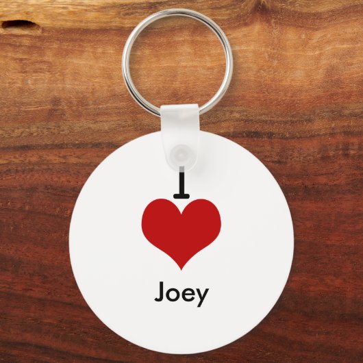 Ik hou van Joey Sleutelhanger (Voorkant)