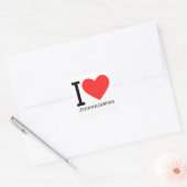 Ik hou van Johannesburg Vierkante Sticker (Envelop)