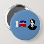 Ik hou van John Boehner Ronde Button 4,0 Cm (Voorkant /achterkant)