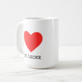 Ik hou van John Locke Koffiemok (Voorkant links)