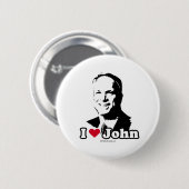 IK HOU VAN JOHN MCCAIN RONDE BUTTON 5,7 CM (Voorkant /achterkant)