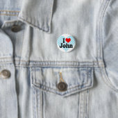 Ik hou van John Ronde Button 3,2 Cm (In situ)