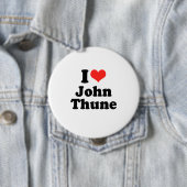 Ik hou van John Thune Ronde Button 4,0 Cm (In situ)