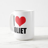 Ik hou van Joliet Koffiemok (Voorkant links)
