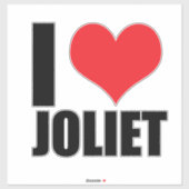 Ik hou van Joliet Sticker (Vel)