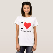 Ik hou van jonathan t-shirt (Voorkant volledig)