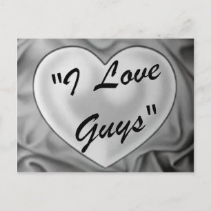 Ik hou van jongens briefkaart