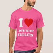 Ik hou van jongens met muiltjes t-shirt (Voorkant)