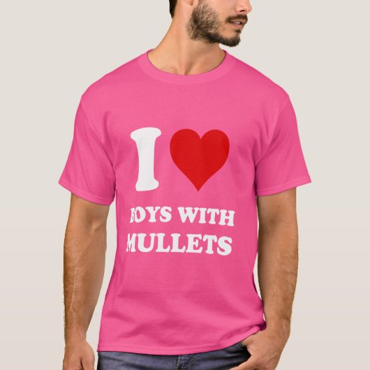 Ik hou van jongens met muiltjes t-shirt (Voorkant)