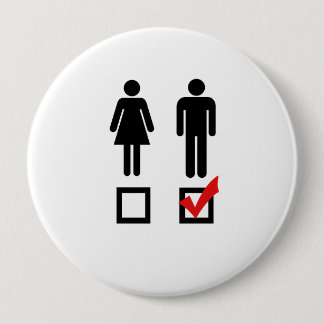 Ik hou van jongens ronde button 4,0 cm