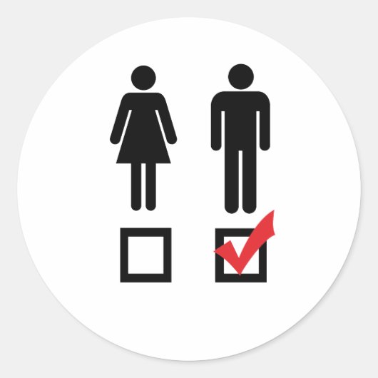 IK HOU VAN JONGENS RONDE STICKER (Voorkant)