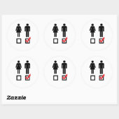 IK HOU VAN JONGENS RONDE STICKER (Vel)