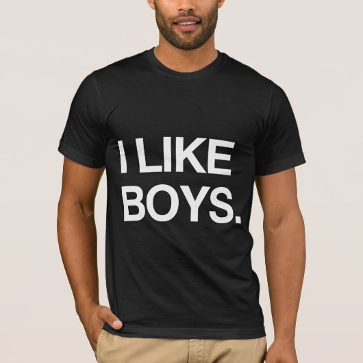 IK HOU VAN JONGENS T-SHIRT (Voorkant)