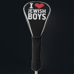 Ik hou van joodse jongens Ik hart joodse jongens C Golfheadcover<br><div class="desc">Ik hou van joodse jongens Ik hart joodse jongens Chanoeka</div>