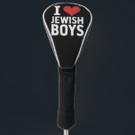 Ik hou van joodse jongens Ik hart joodse jongens C Golfheadcover<br><div class="desc">Ik hou van joodse jongens Ik hart joodse jongens Chanoeka</div>