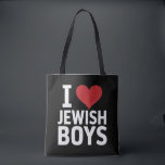 Ik hou van joodse jongens Ik hart joodse jongens C Tote Bag<br><div class="desc">Ik hou van joodse jongens Ik hart joodse jongens Chanoeka</div>