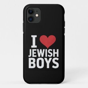Ik hou van Joodse jongens Ik hart Joodse jongens H Case-Mate iPhone Case